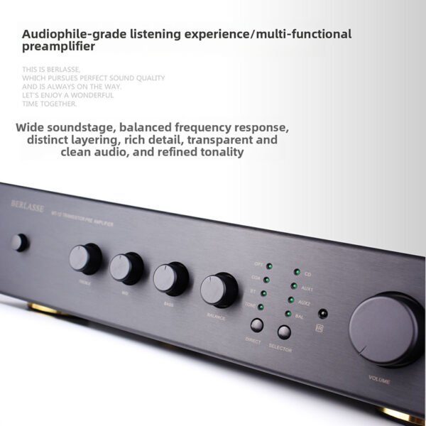 Berlasse latest fever field effect front amplifier dual 1794 decoder Bluetooth 5.4 HIFI power amplifier front MT-12