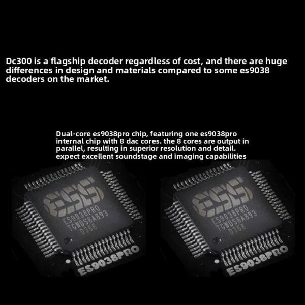 1003 DC300 flagship dual-core ES9038PRO balanced ES9039 audio dac decoder