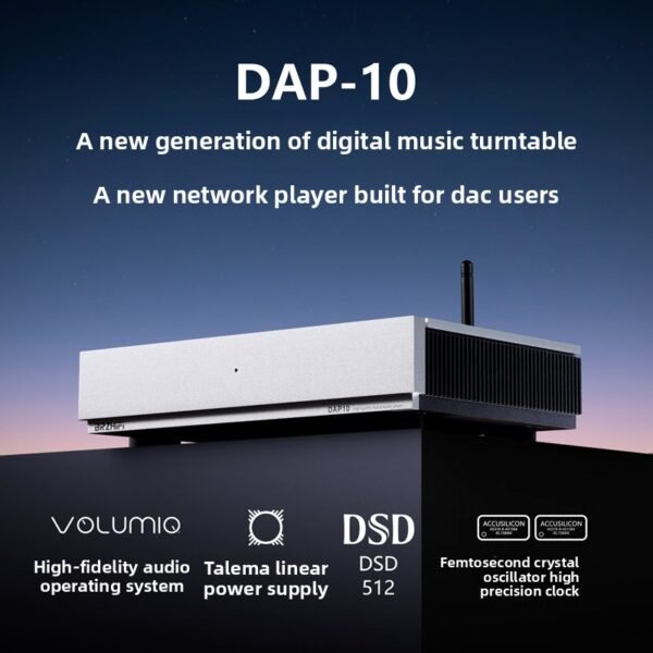 BRZHIFI DAP-10 Flagship Digital Network Streaming Music Player Digital Broadcast DSD Pure Digital Turntable