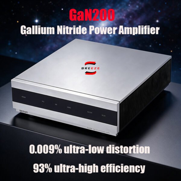 BRZHIFI Infineon Core Low Distortion Pure Rear GaN200 Gallium Nitride Home Power Amplifier