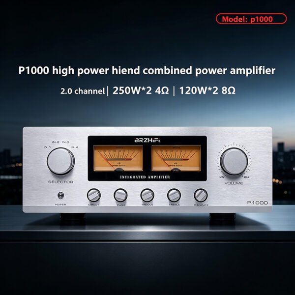 1001 BRZHIFI P1000 household high-power combined amplifier with high fidelity high fidelity HIEND circuit
