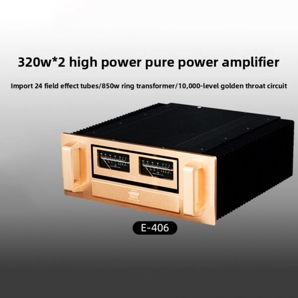 MUSMYS E-406 HIFI High Power Fever Imported German FET pk Golden Throat Post-Stage Power Amplifier