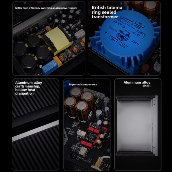 BRZHIFI PA400 Mono Class D Power Amplifier HiFi Ultimate Amplifier 450W purifi HYPEX