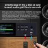 BRZHIFI DV40C digital turntable U disk DSD master hifi lossless player ES9039 decoding bluetooth 5.3