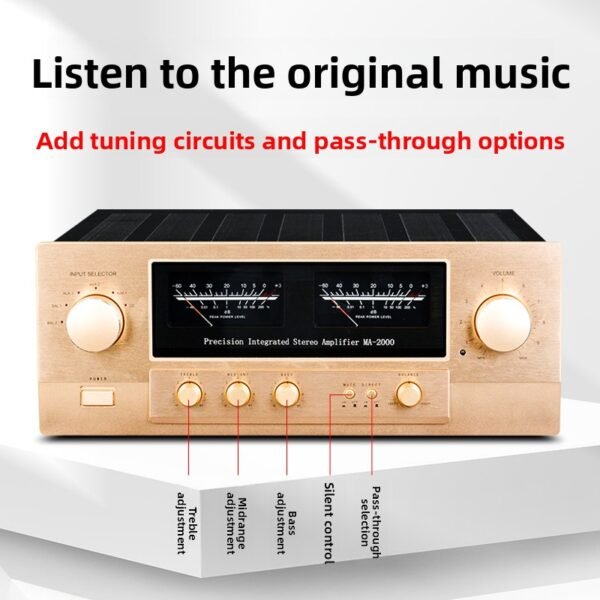 MA2000hifi fever level power amplifier household high-power combined audio