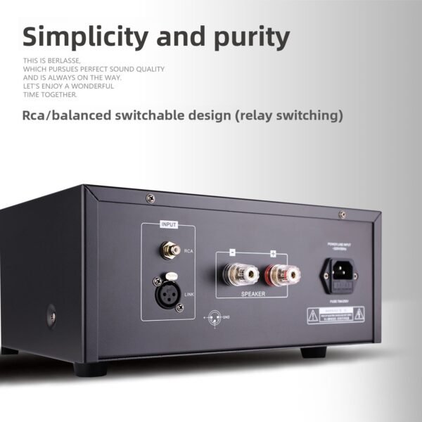 BERLASSE 2027 New Upgrade TS-15 Home Fever Mono Pure Rear Stage Power Amplifier HIFI High Power 250W MONO Rear Stage
