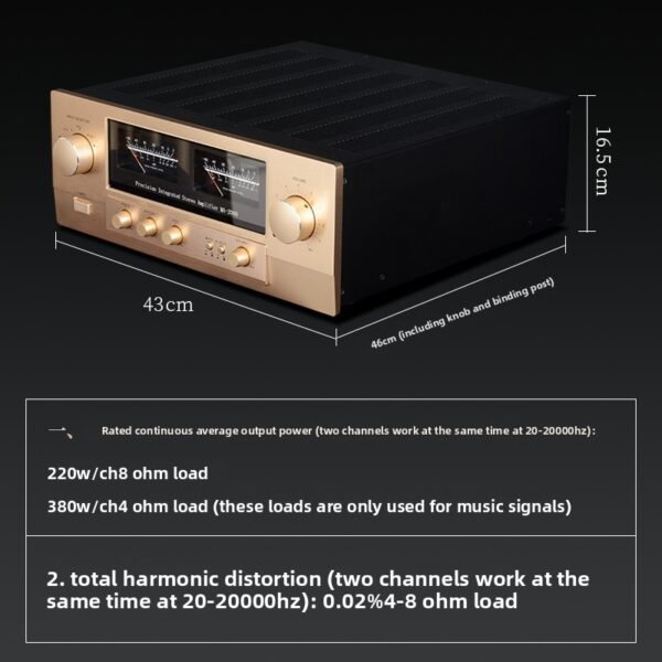 MA2000hifi fever level power amplifier household high-power combined audio