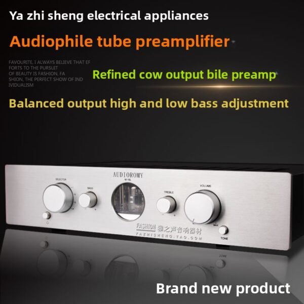 Berlasse ROMY M-10L Fever Tube Preamplifier HIFI Refined Circuit Cow Output Gallbladder Prestage with Balanced Output