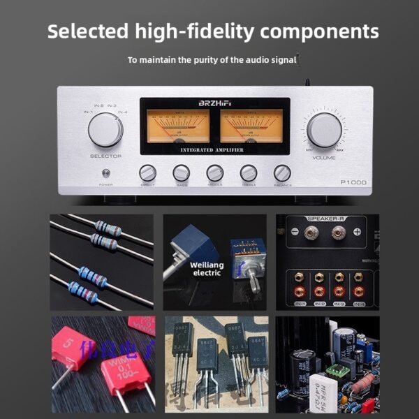 1005 BRZHIFI P1000 household high-power combined amplifier with high fidelity high fidelity HIEND circuit