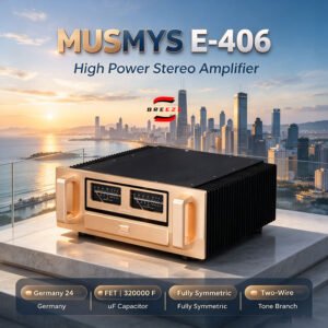 MUSMYS E-406 HIFI High Power Fever Imported German FET pk Golden Throat Post-Stage Power Amplifier