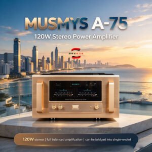 MUSMYS A75 Class A Post-stage Power Amplifier HiFi Fever Power Amplifier 120W High Power Full Balance