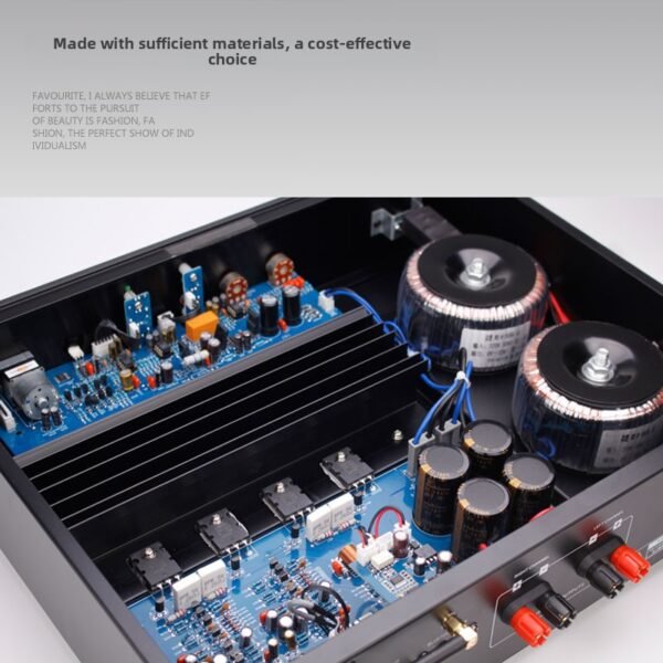 BERLASSE TS-1A HIFI2.0 Dual Channel Stereo Home Speaker Power Amplifier Double Ring Niu Bluetooth 5.0 Remote Control