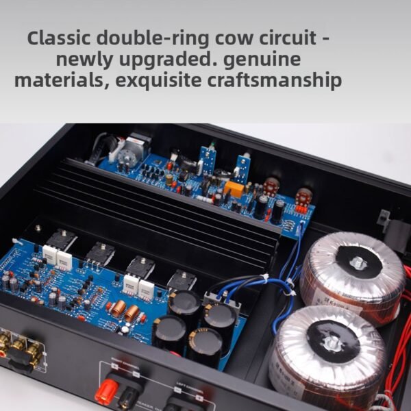 BERLASSE TS-1B Front and Rear Stage Amplifier HIFI Stereo Dual Channel High Power Home High Fidelity Dual Loop Bull Amplifier with Remote Control