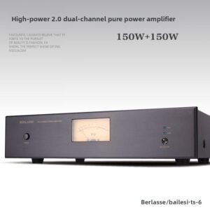 1 BERLASSE TS-6 HIFI Dual Channel High Power Pure Rear Stage Amplifier Newly Upgraded Double Ring Bull Fever Home Speaker High Fidelity