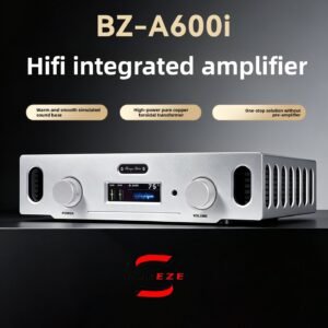 BRZHIF Home Merging Power Amplifier BZ-A600i Reprinted UK SF60 Bluetooth 6.2 Full Remote Control