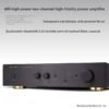 BERLASSE TS-1A HIFI2.0 Dual Channel Stereo Home Speaker Power Amplifier Double Ring Niu Bluetooth 5.0 Remote Control