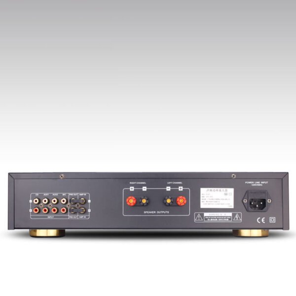 BERLASSE TS-1B Front and Rear Stage Amplifier HIFI Stereo Dual Channel High Power Home High Fidelity Dual Loop Bull Amplifier with Remote Control