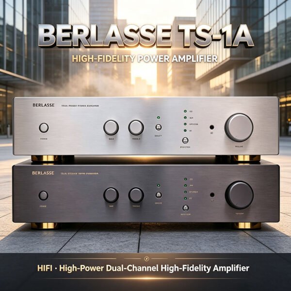 BERLASSE TS-1A HIFI2.0 Dual Channel Stereo Home Speaker Power Amplifier Double Ring Niu Bluetooth 5.0 Remote Control