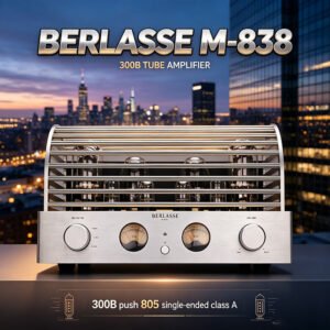 f6541d1d-7140-46d9-adeb-390b76978412 拷贝 Berlasse fever 300B push 805 electronic tube power amplifier gallbladder machine single-ended class a 35W × 2 high-power home audio